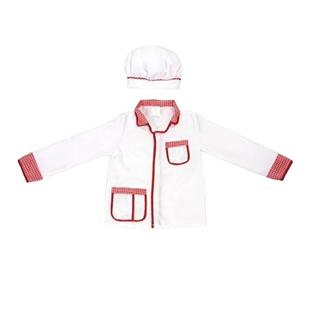 NWT Hauntlook Unisex Kids Master Chef Halloween Costume Size 5-6 Holiday Party